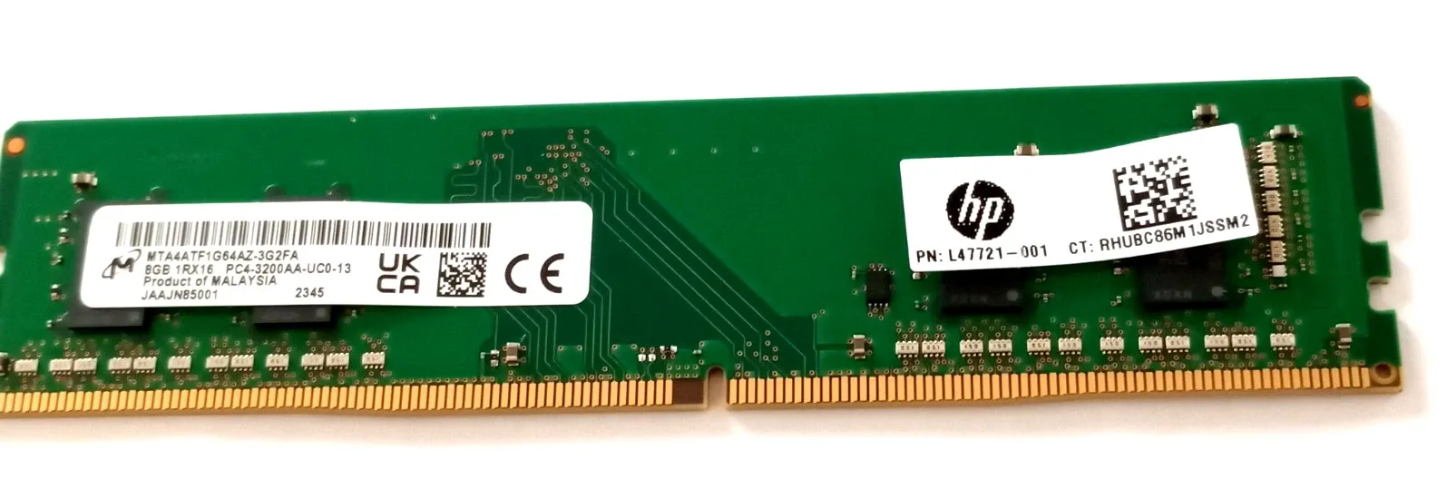 MEMORIA RAM PARA PC MICRON 8GB DDR4 3200MHZ, vista 3